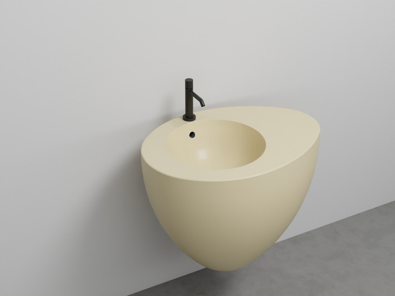 # LAVABO SOSPESO CON TROPPOPIENO LE GIARE 70Cm - CIELO sanitari per bagno in ceramica di alta qualità Made in Italy