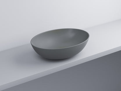 # BACINELLA DA APPOGGIO ECO da 58cm - CIELO proposta moderna e compatta per ambienti bagno dinamici e raffinati