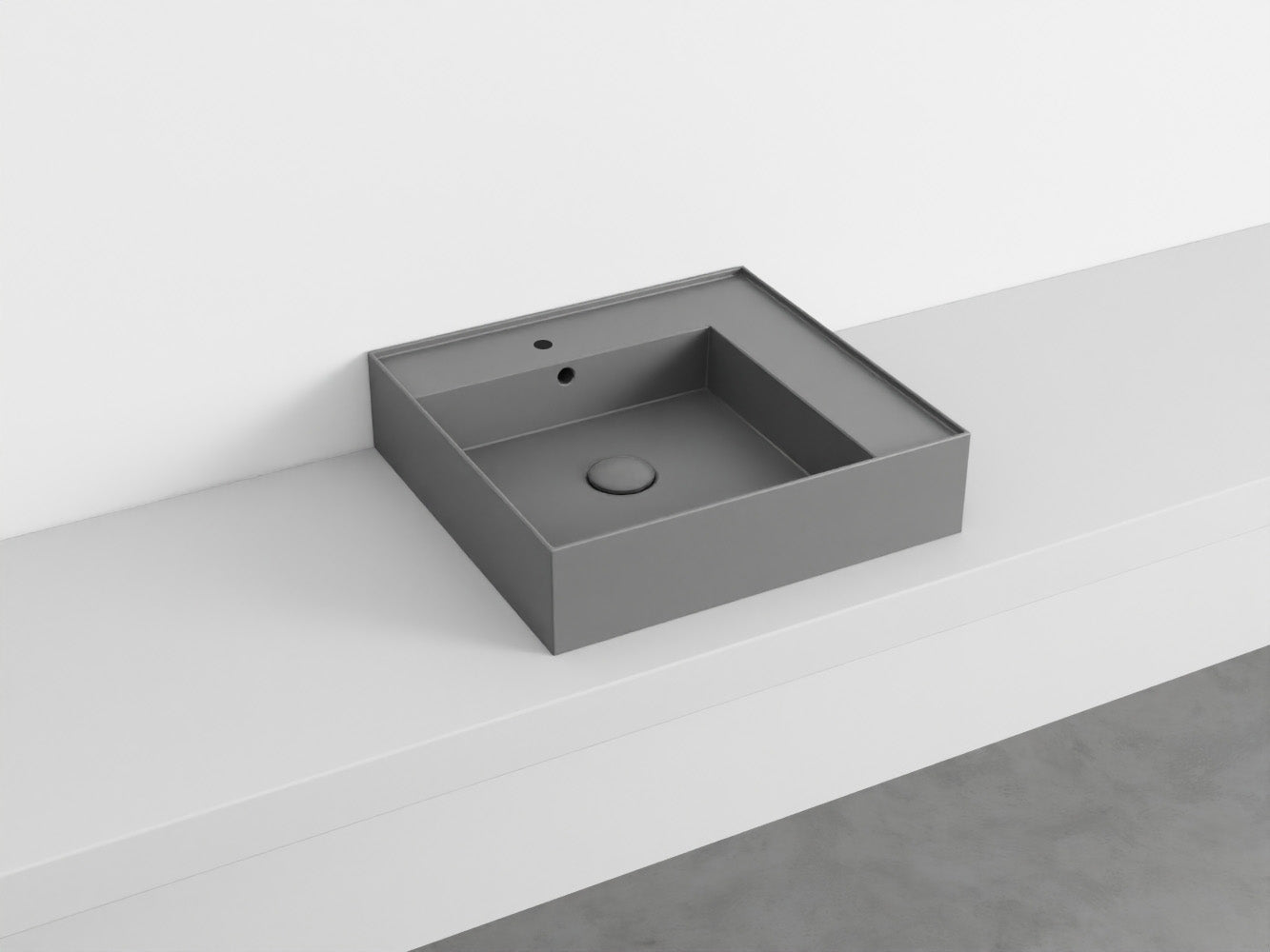 # LAVABO RETTANGOLARE da APPOGGIO 50 ENJOY - CIELO lavandino da appoggio per bagno