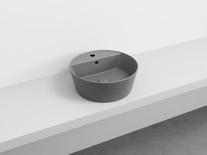 # LAVABO da appoggio HANDY - CIELO  in ceramica smaltata con foro rubinetto e design moderno