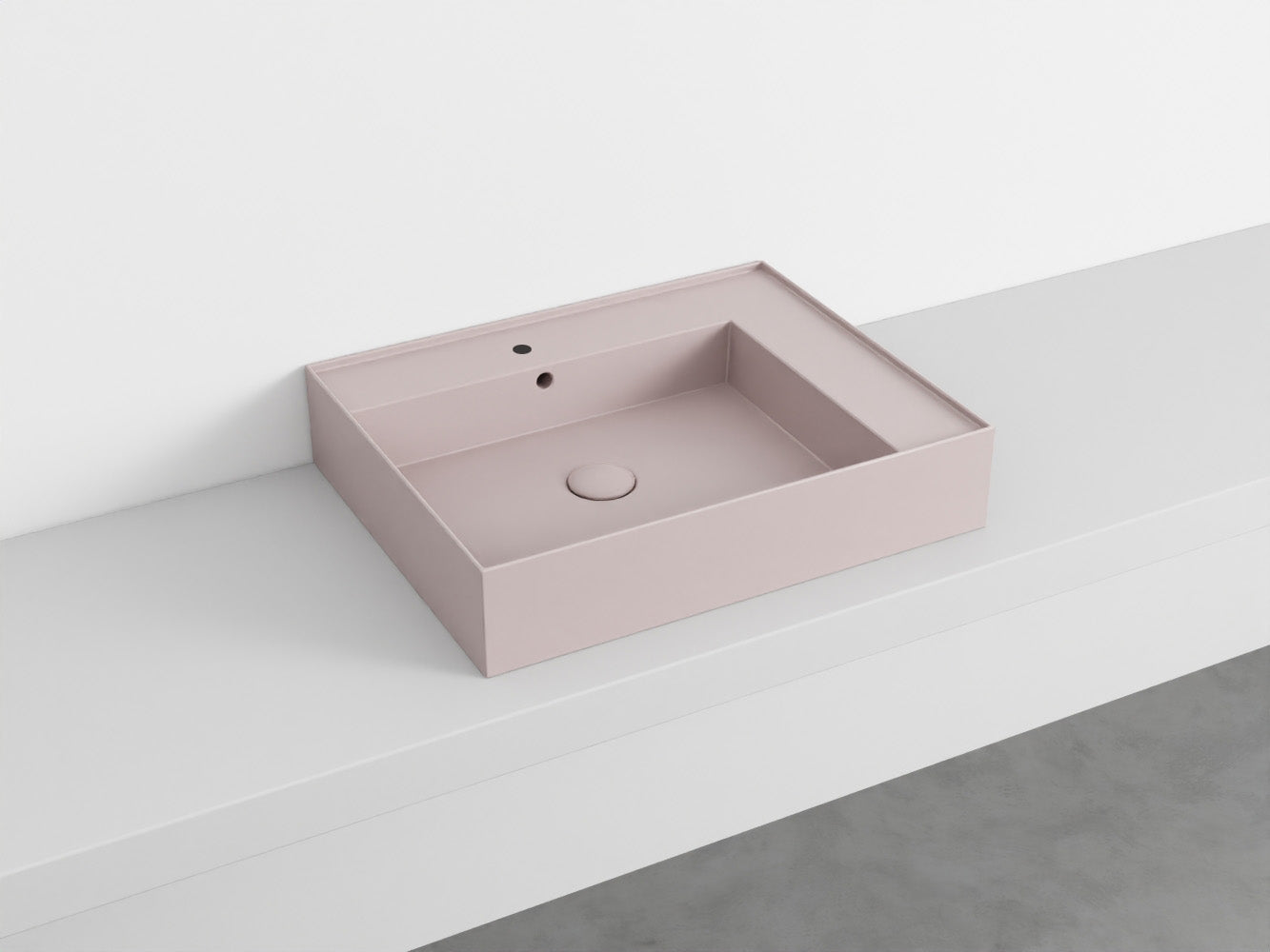 # LAVABO RETTANGOLARE da APPOGGIO 60 ENJOY - CIELO lavandino da appoggio per bagno