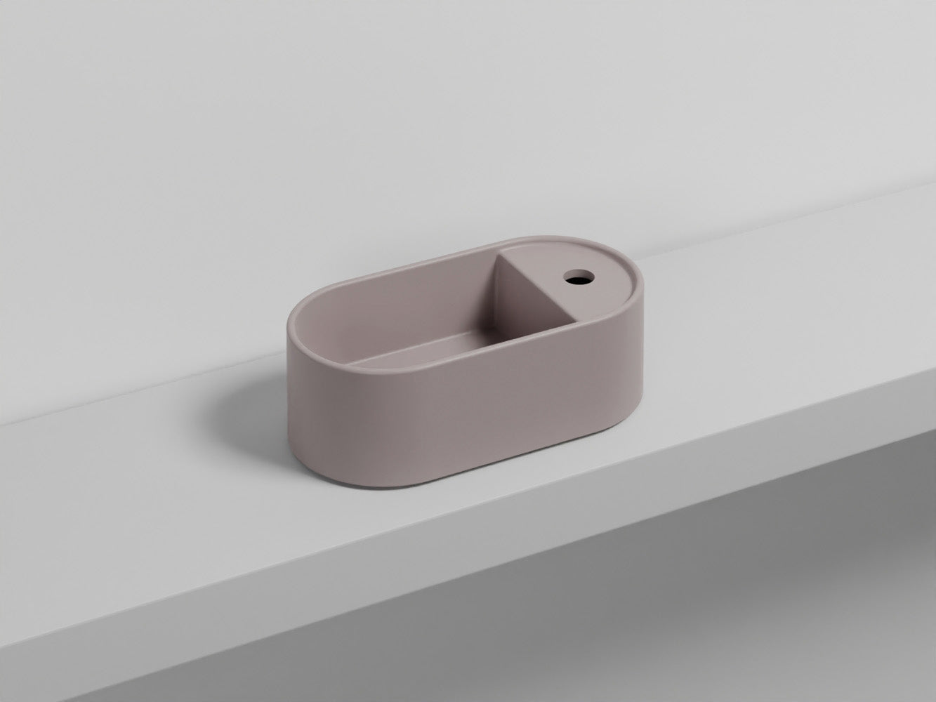 # LAVABO LES PETITES OVALE MONOFORO - CIELO lavabo da appoggio o sospeso per bagno