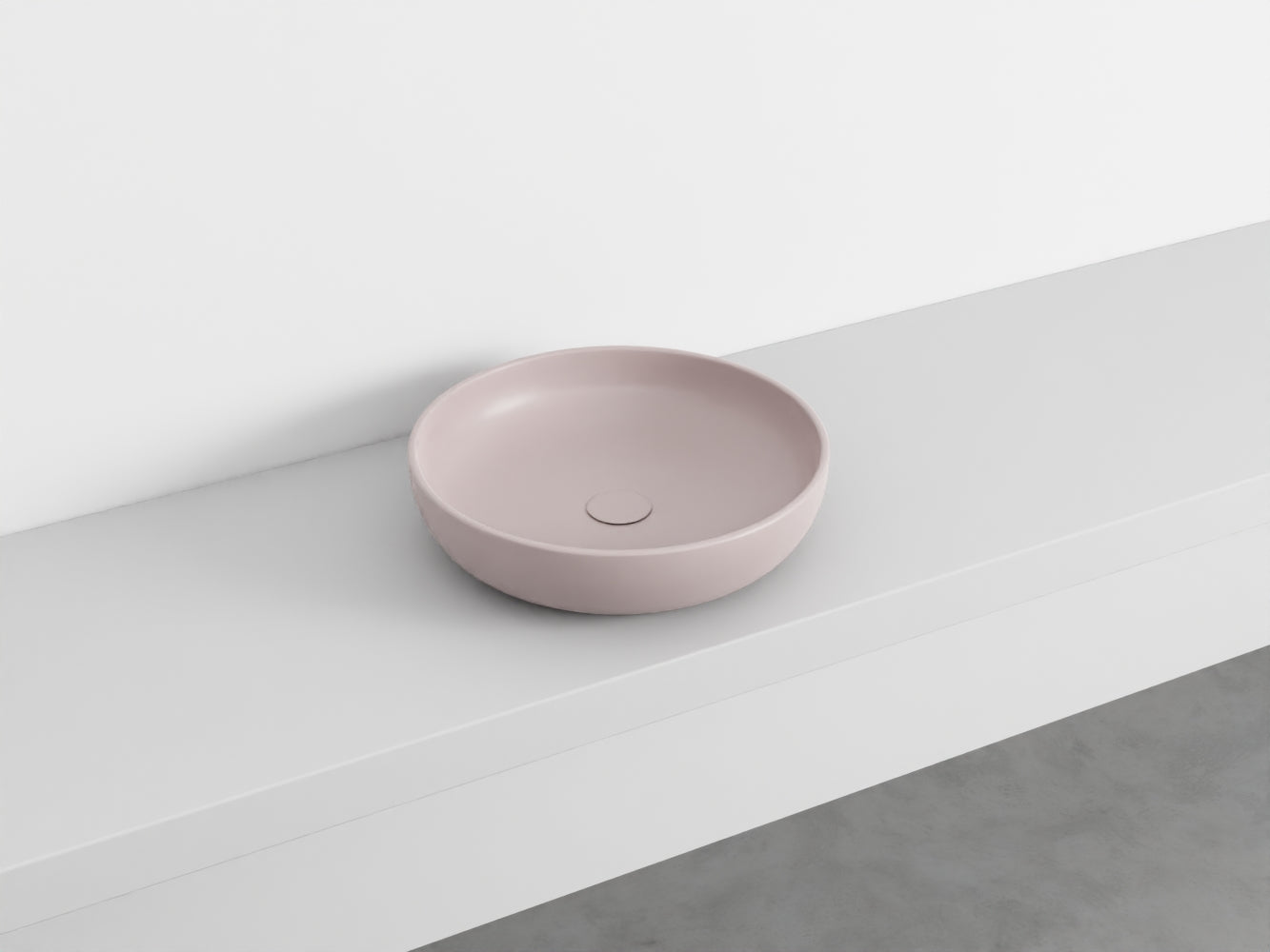 # LAVABO da APPOGGIO SHUI Ø45 - CIELO bacinella in ceramica per bagno moderno