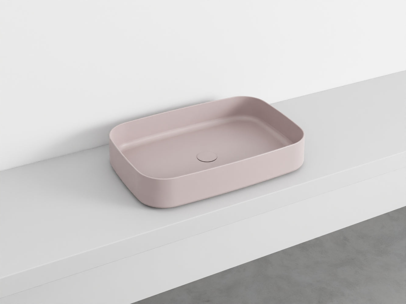 # LAVABO RETTANGOLARE da APPOGGIO SHUI COMFORT - CIELO lavandino in ceramica per bagno