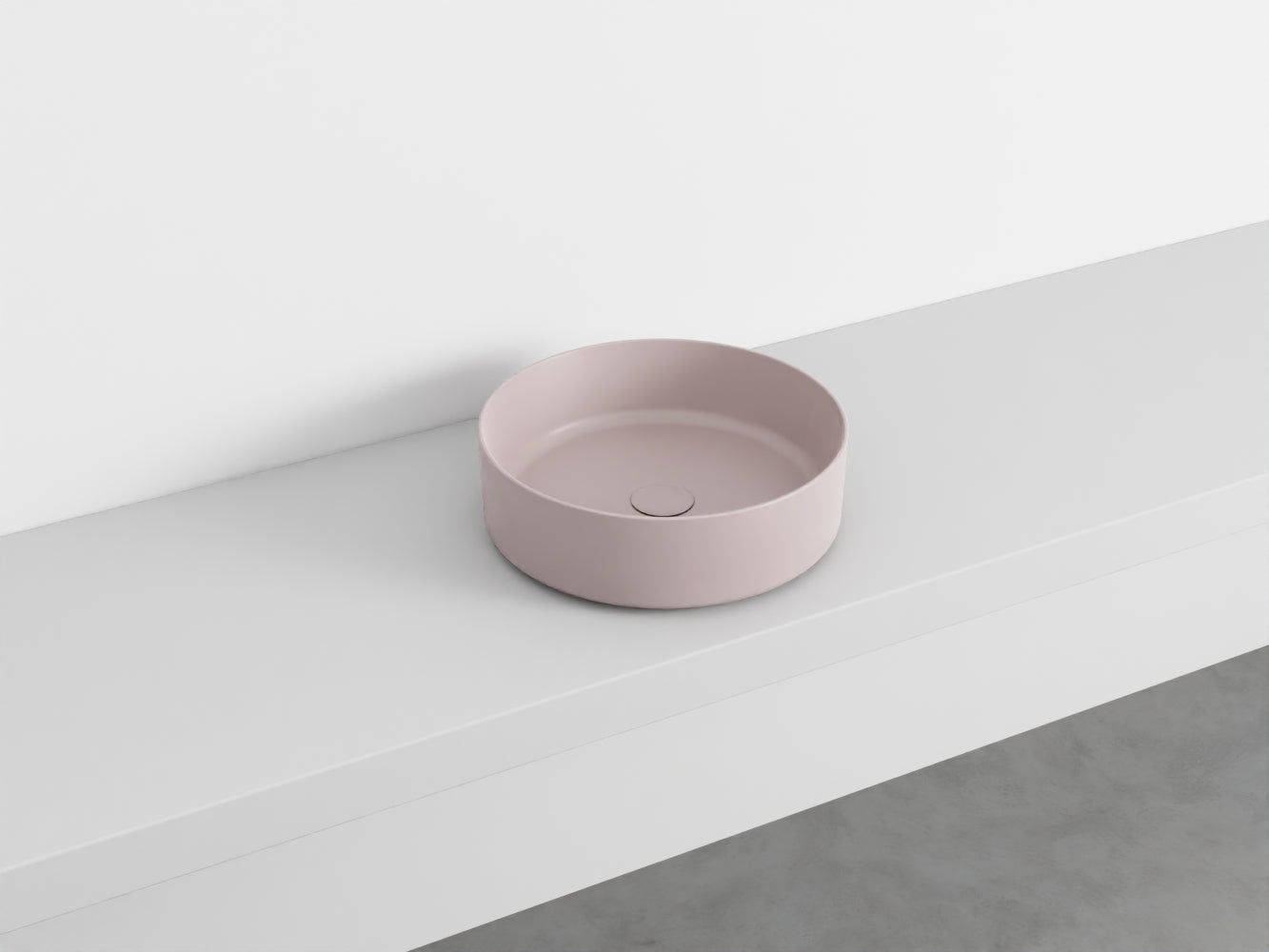 # LAVABO TONDO da APPOGGIO SHUI COMFORT - CIELO lavandino per bagno Made in Italy