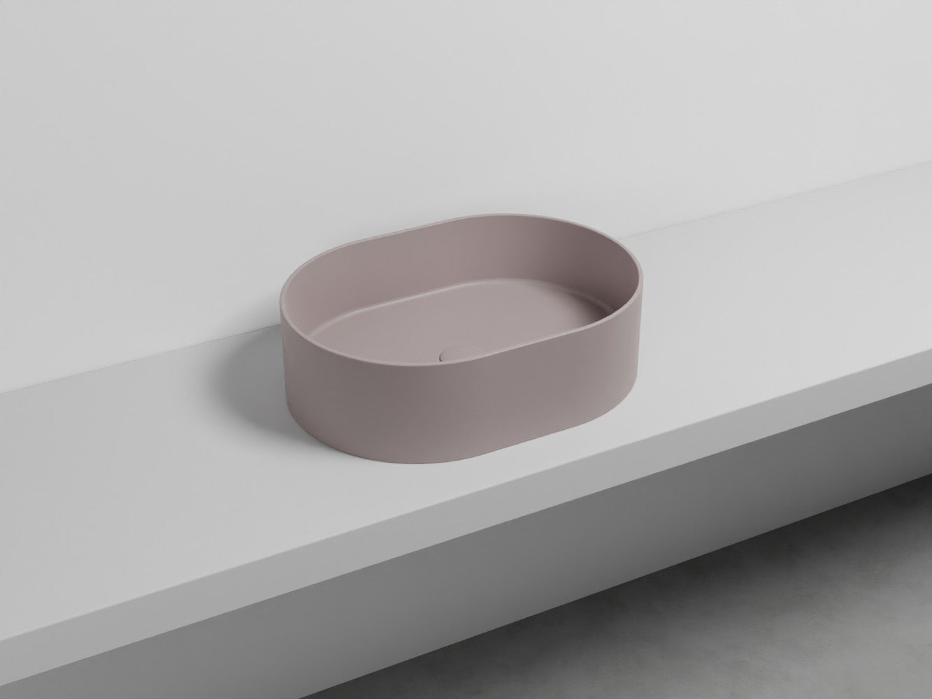 # LAVABO OVALE DA APPOGGIO THEO - CIELO in ceramica di alta qualità made in Italy per il tuo bagno