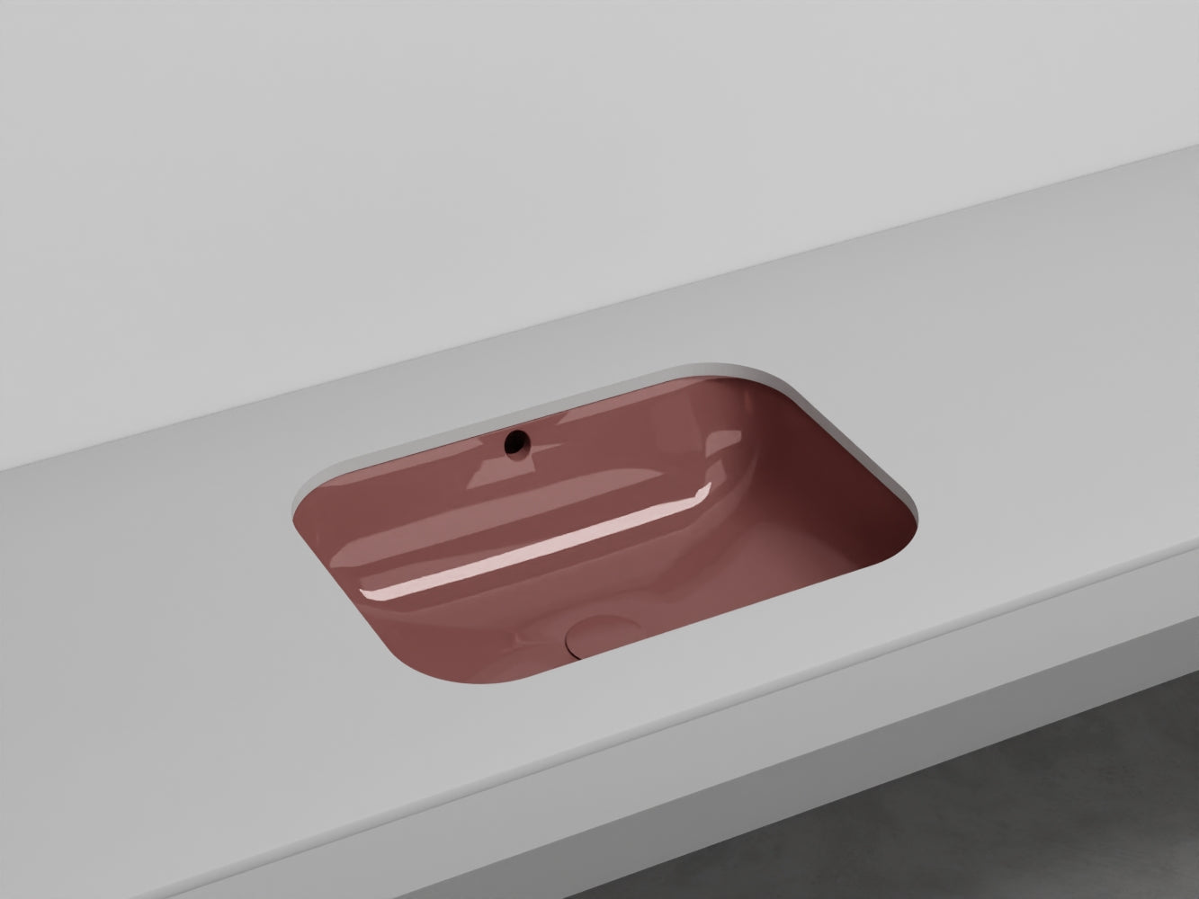 # LAVABO RETTANGOLARE SOTTOPIANO ENJOY - CIELO lavandino sottopiano resistente e duraturo per bagno