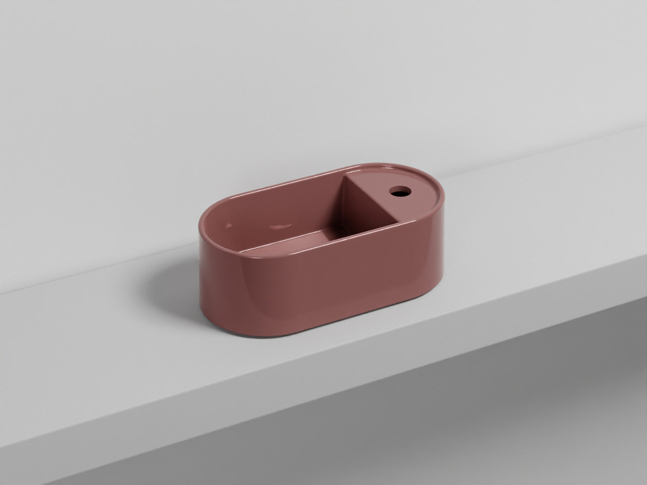 # LAVABO LES PETITES OVALE MONOFORO - CIELO lavabo da appoggio o sospeso per bagno