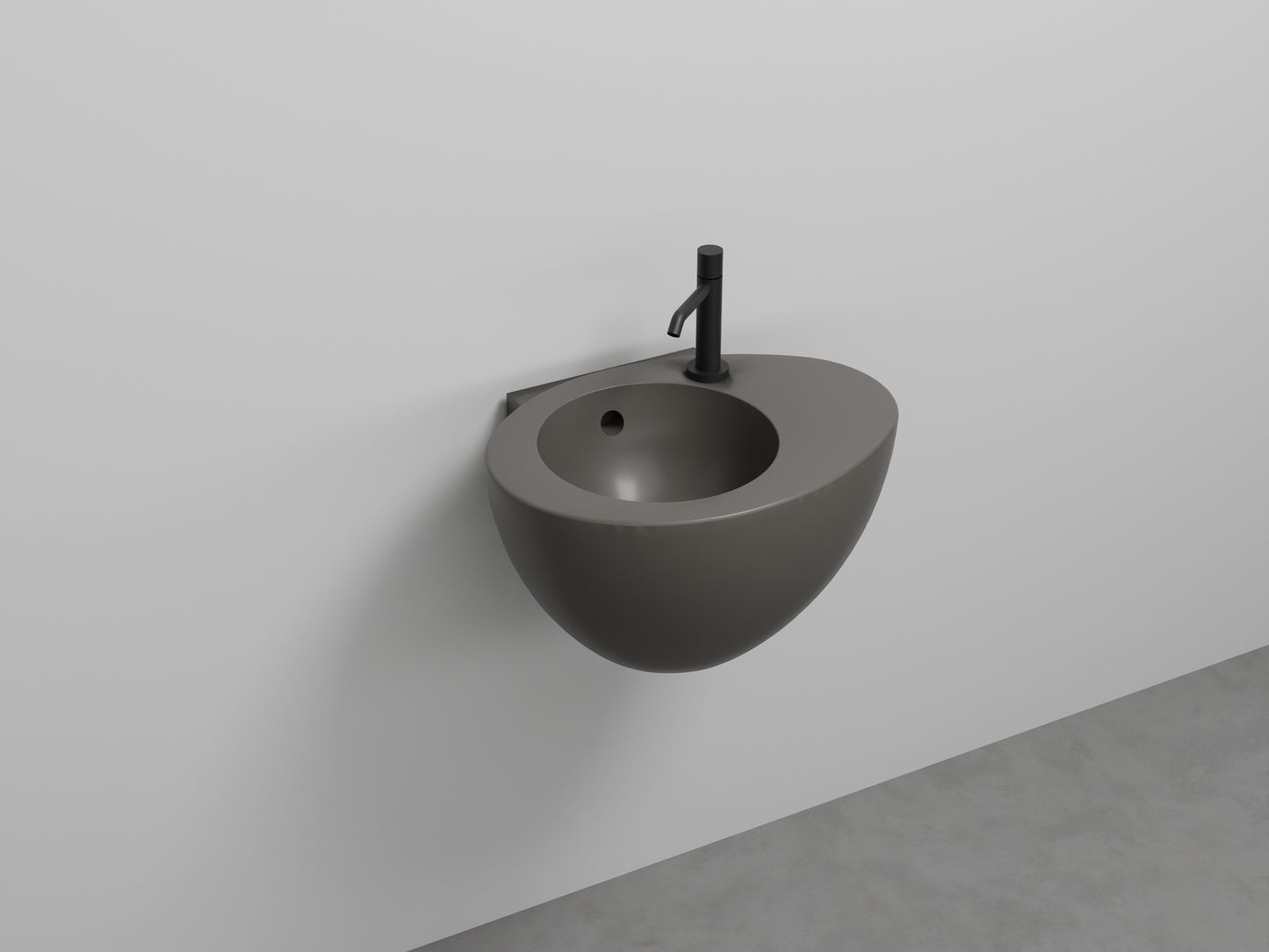 # LAVABO SOSPESO CON TROPPOPIENO LE GIARE 56Cm - CIELO sanitari per bagno in ceramica di alta qualità Made in Italy