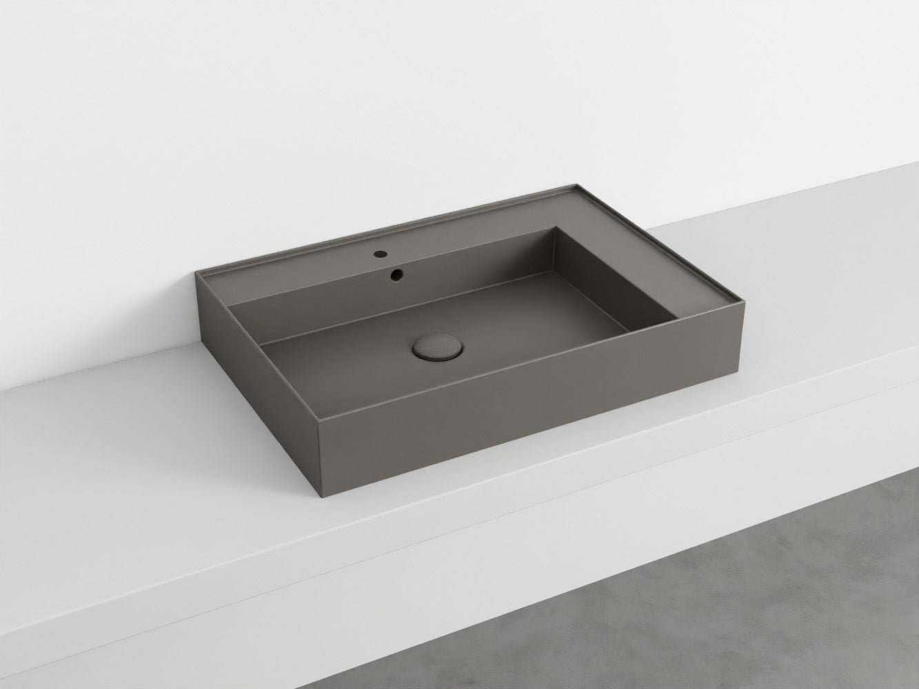 # LAVABO RETTANGOLARE da APPOGGIO 70 ENJOY - CIELO lavandino da appoggio per bagno