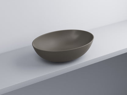 # BACINELLA DA APPOGGIO ECO da 58cm - CIELO proposta moderna e compatta per ambienti bagno dinamici e raffinati