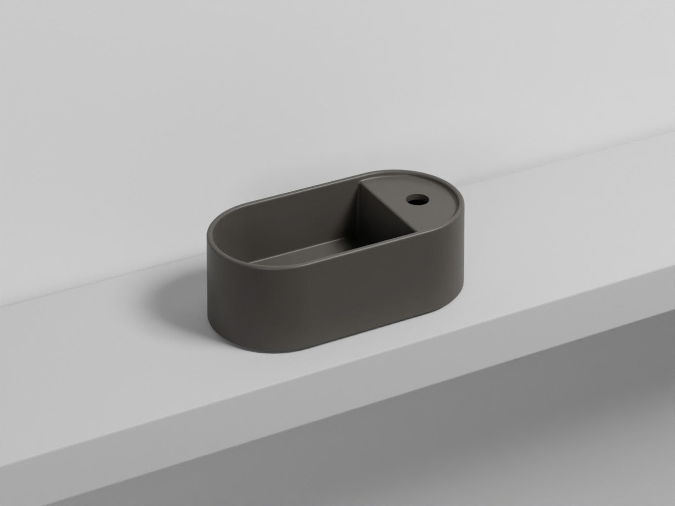 # LAVABO LES PETITES OVALE MONOFORO - CIELO lavabo da appoggio o sospeso per bagno