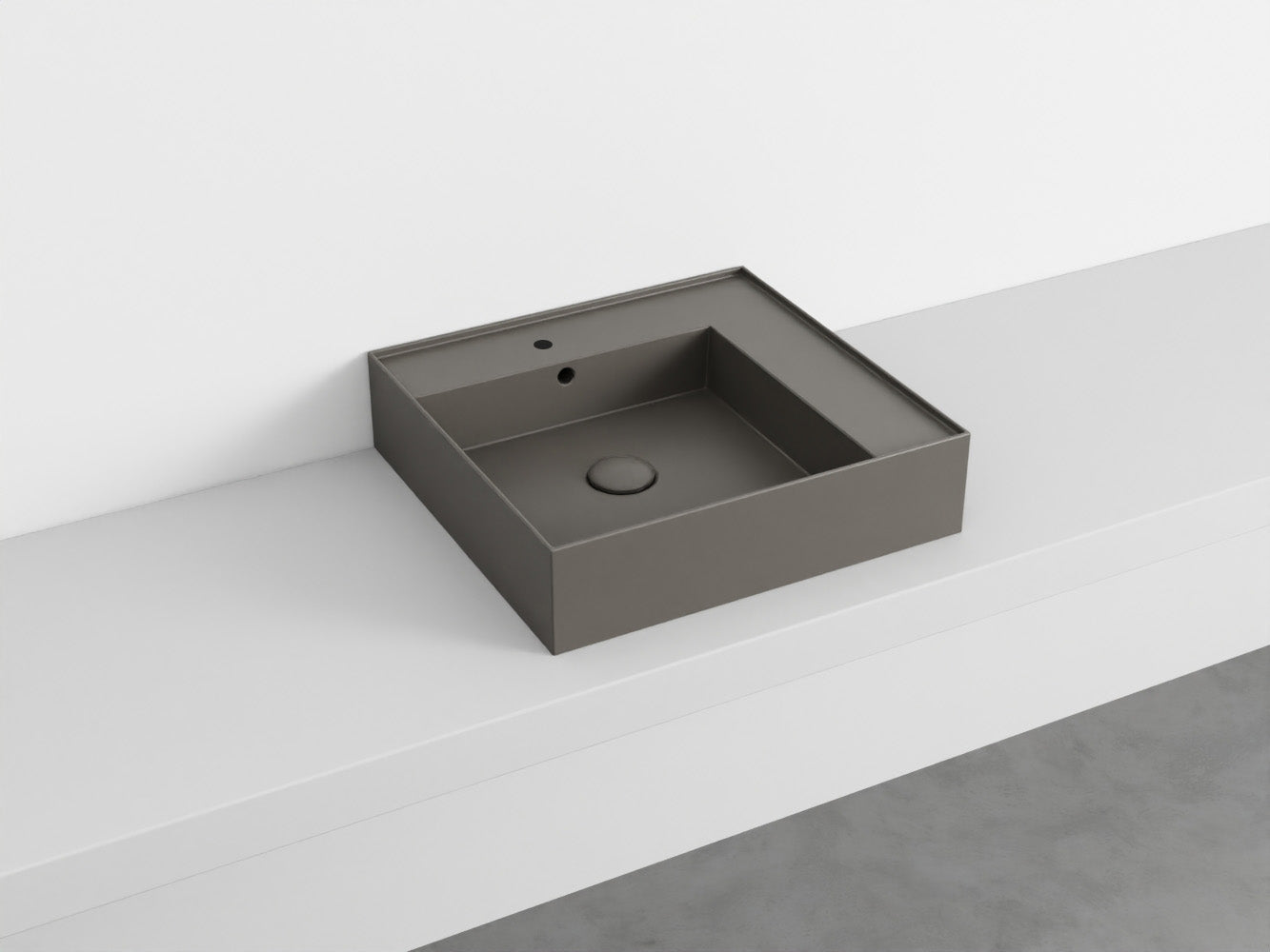 # LAVABO RETTANGOLARE da APPOGGIO 50 ENJOY - CIELO lavandino da appoggio per bagno