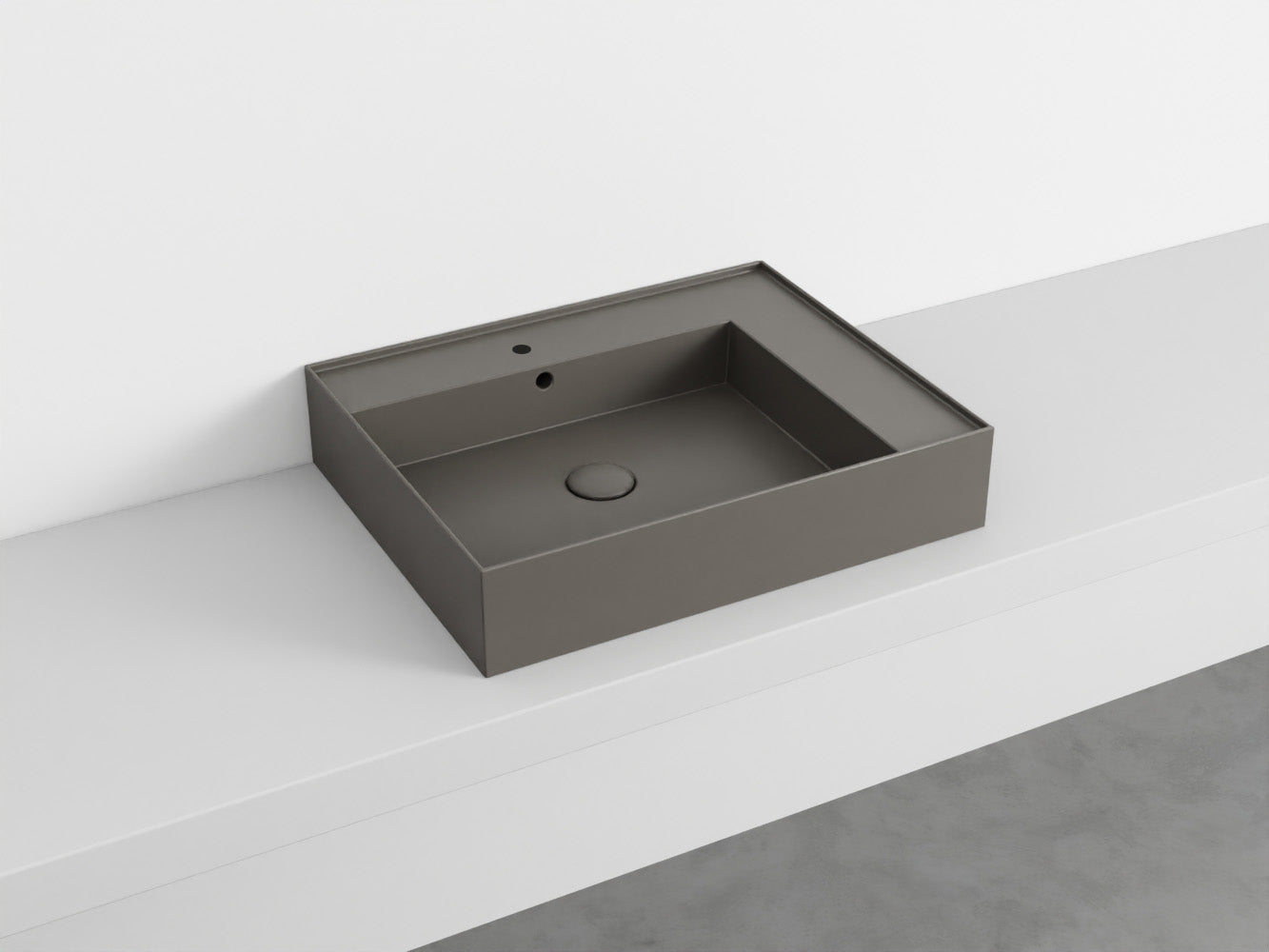 # LAVABO RETTANGOLARE da APPOGGIO 60 ENJOY - CIELO lavandino da appoggio per bagno