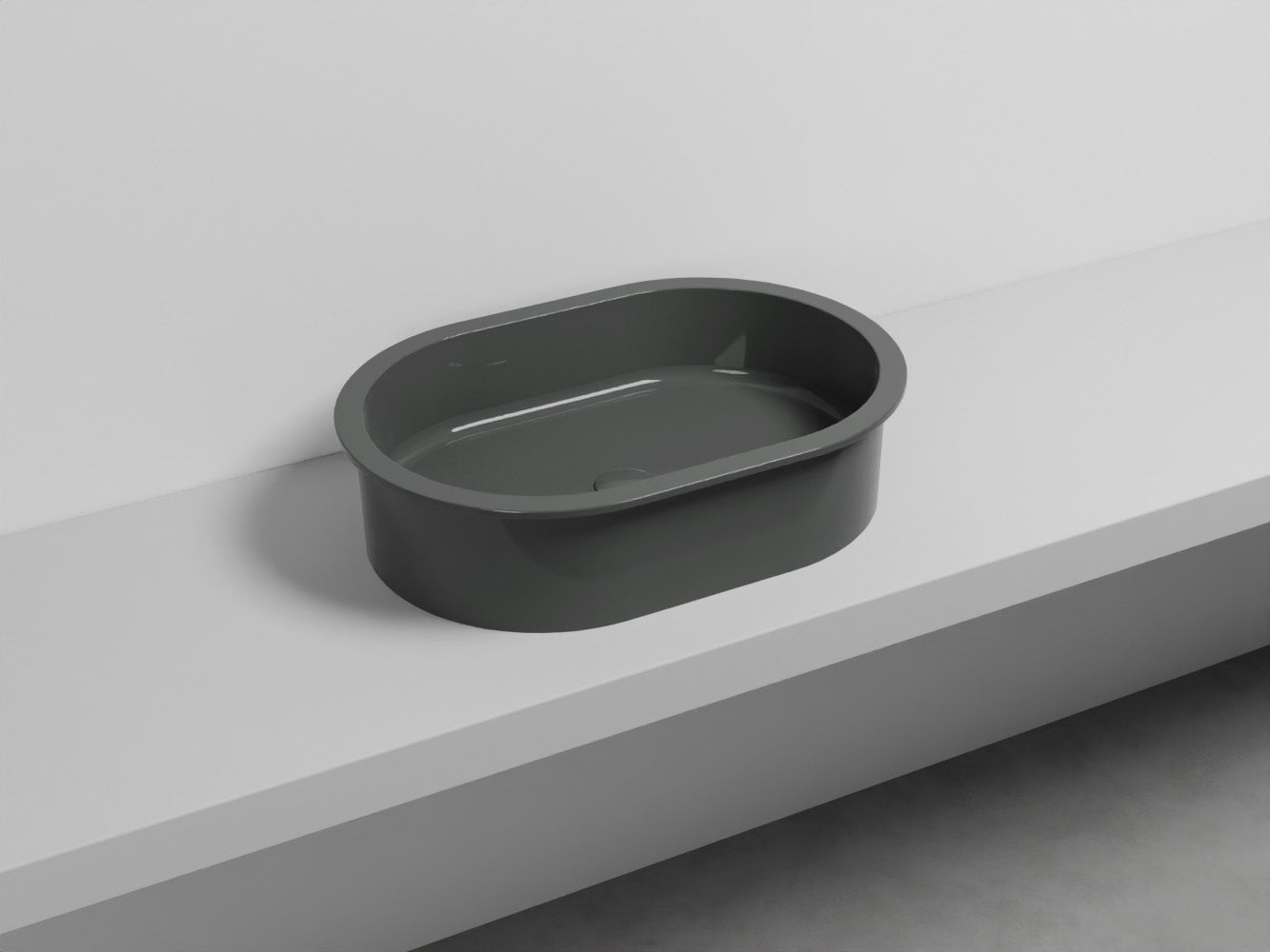 # LAVABO BACINELLA CATINO OVALE 65 - CIELO lavandino dal design minimalista per bagno