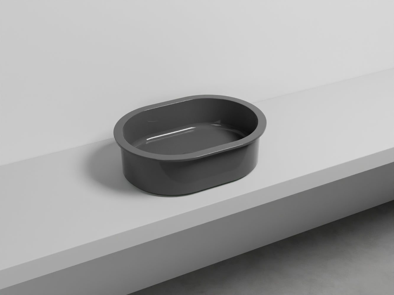 # LAVABO BACINELLA CATINO OVALE 55 - CIELO lavandino dal design minimalista per bagno