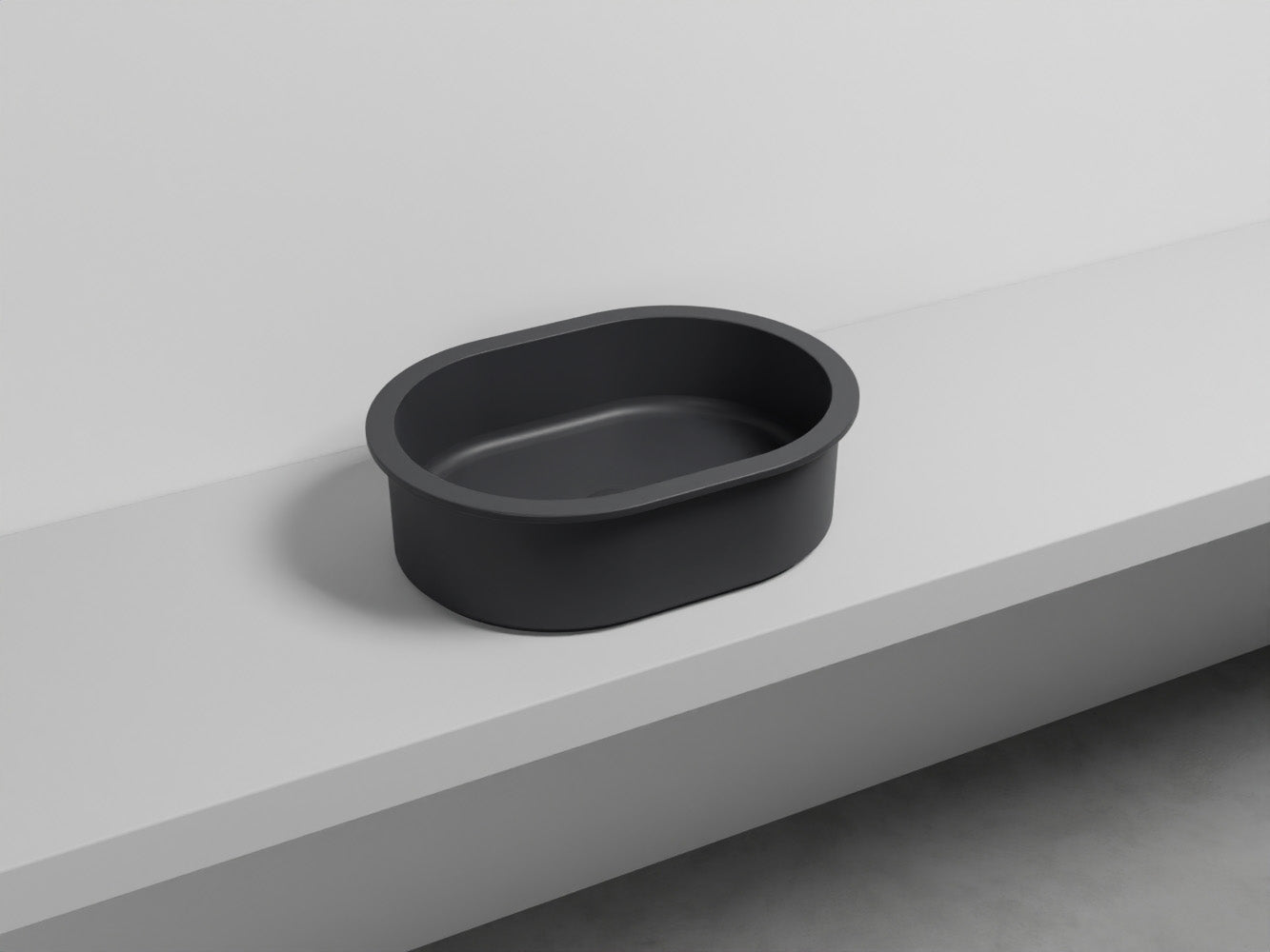 # LAVABO BACINELLA CATINO OVALE 55 - CIELO lavandino dal design minimalista per bagno