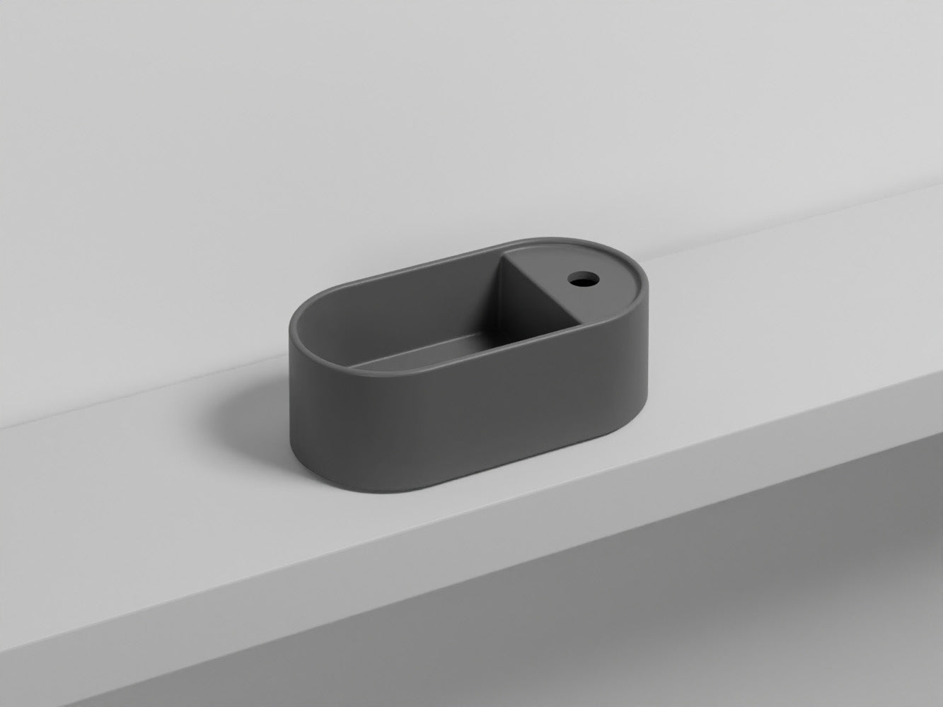 # LAVABO LES PETITES OVALE MONOFORO - CIELO lavabo da appoggio o sospeso per bagno