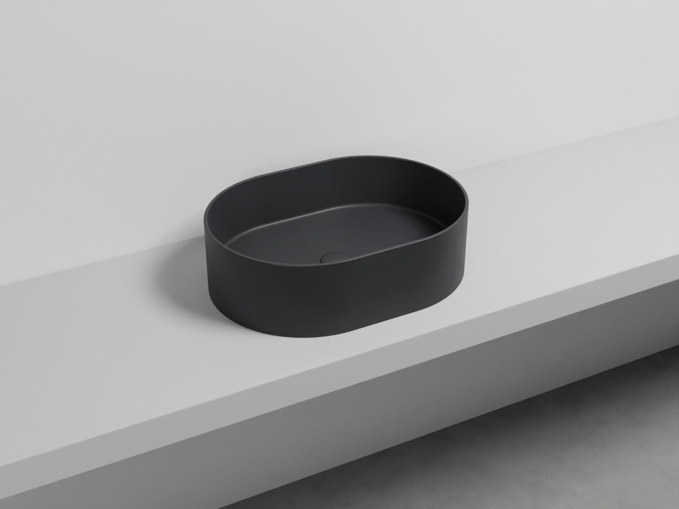 # LAVABO OVALE DA APPOGGIO THEO - CIELO in ceramica di alta qualità made in Italy per il tuo bagno