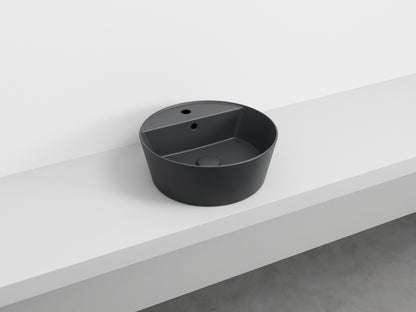 # LAVABO da appoggio HANDY - CIELO  in ceramica smaltata con foro rubinetto e design moderno