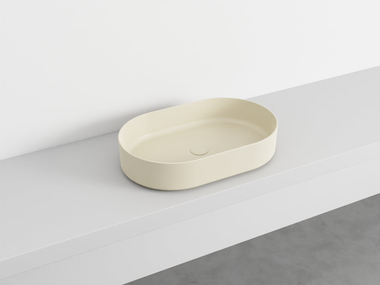 # LAVABO OVALE da APPOGGIO SHUI COMFORT - CIELO lavandino in ceramica per bagno