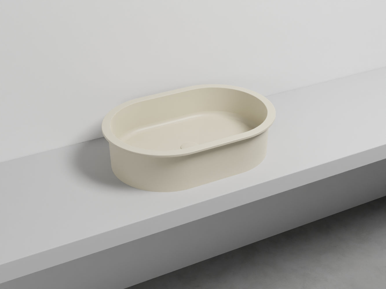# LAVABO BACINELLA CATINO OVALE 65 - CIELO lavandino dal design minimalista per bagno