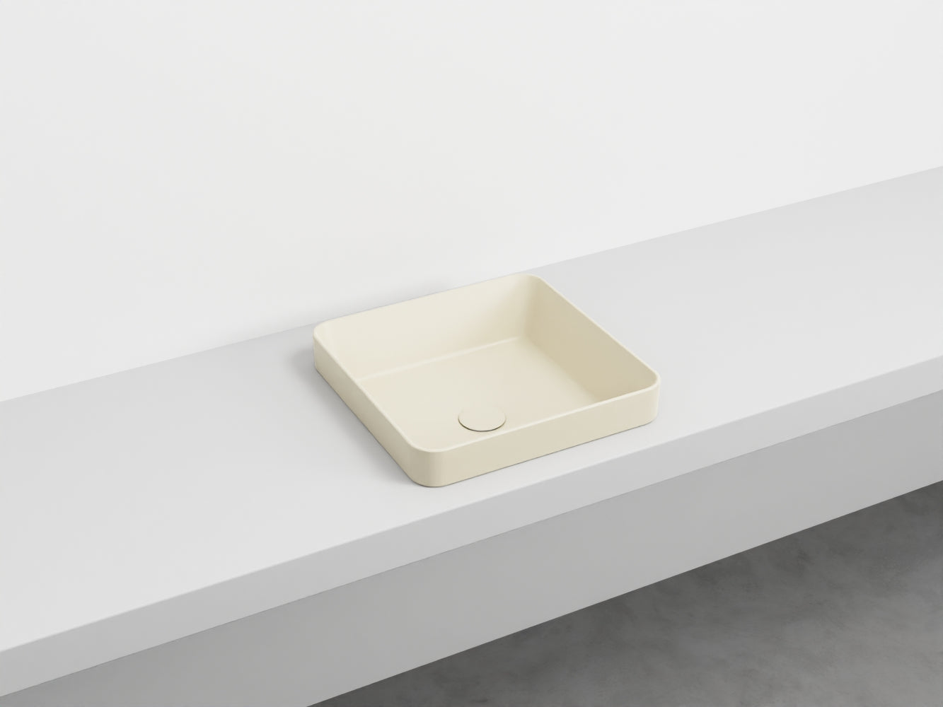 # LAVABO QUADRATO SEMINCASSO ENJOY - CIELO lavandino semi incasso in ceramica made in Italy