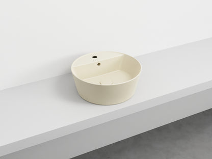 # LAVABO da appoggio HANDY - CIELO  in ceramica smaltata con foro rubinetto e design moderno