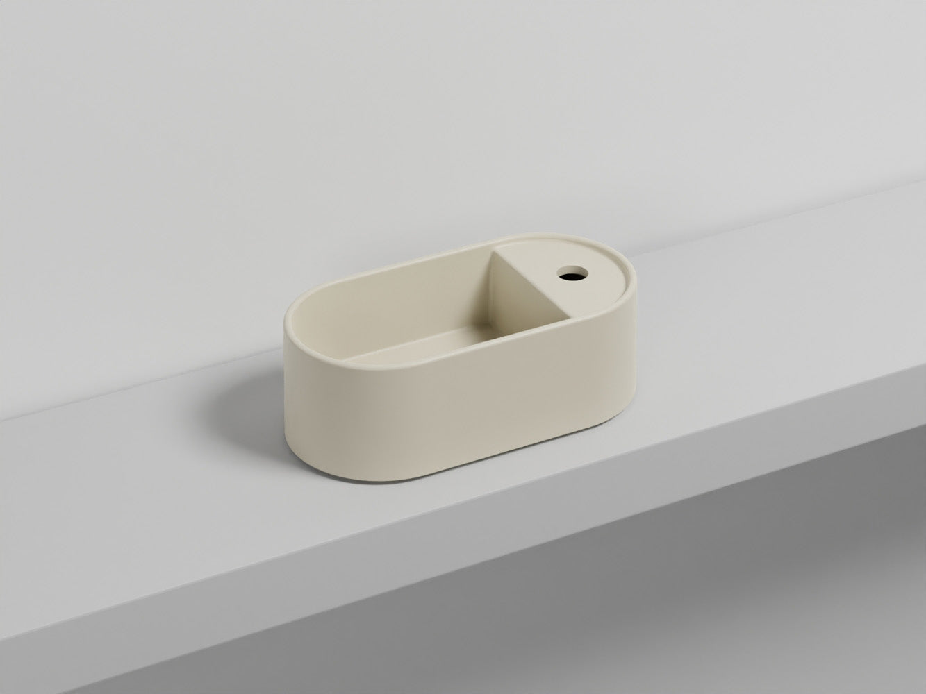 # LAVABO LES PETITES OVALE MONOFORO - CIELO lavabo da appoggio o sospeso per bagno