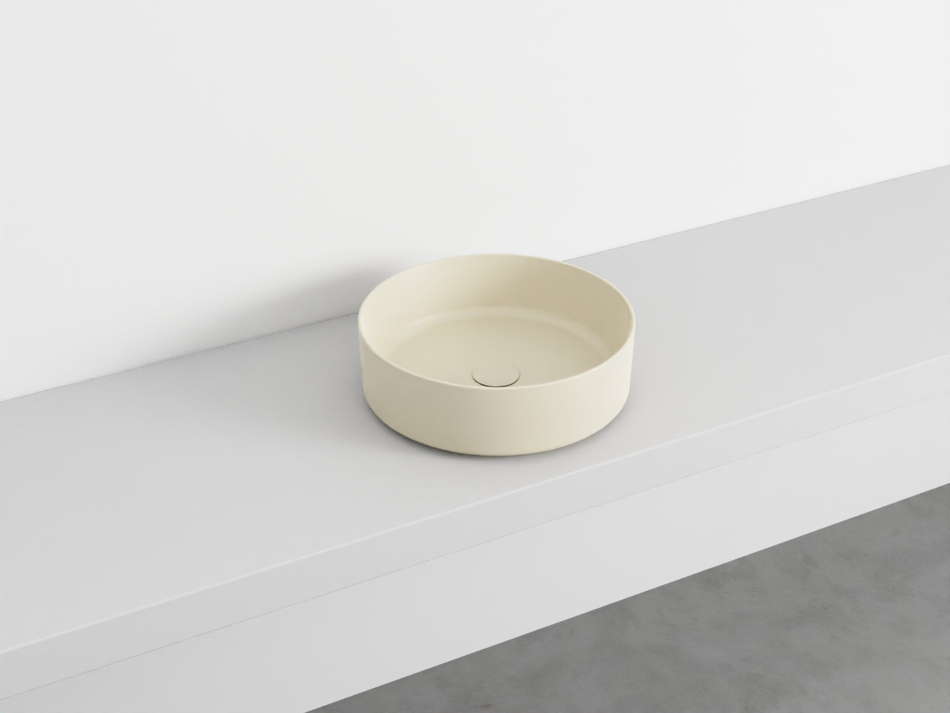 # LAVABO TONDO da APPOGGIO SHUI COMFORT - CIELO lavandino per bagno Made in Italy