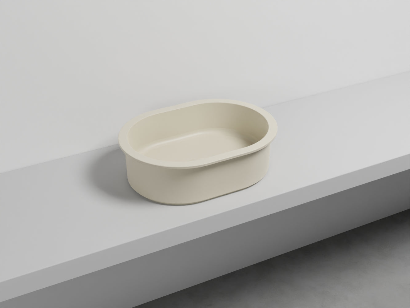# LAVABO BACINELLA CATINO OVALE 55 - CIELO lavandino dal design minimalista per bagno