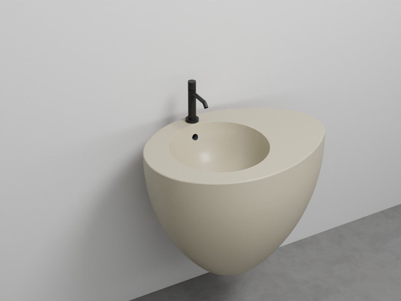 # LAVABO SOSPESO CON TROPPOPIENO LE GIARE 70Cm - CIELO sanitari per bagno in ceramica di alta qualità Made in Italy