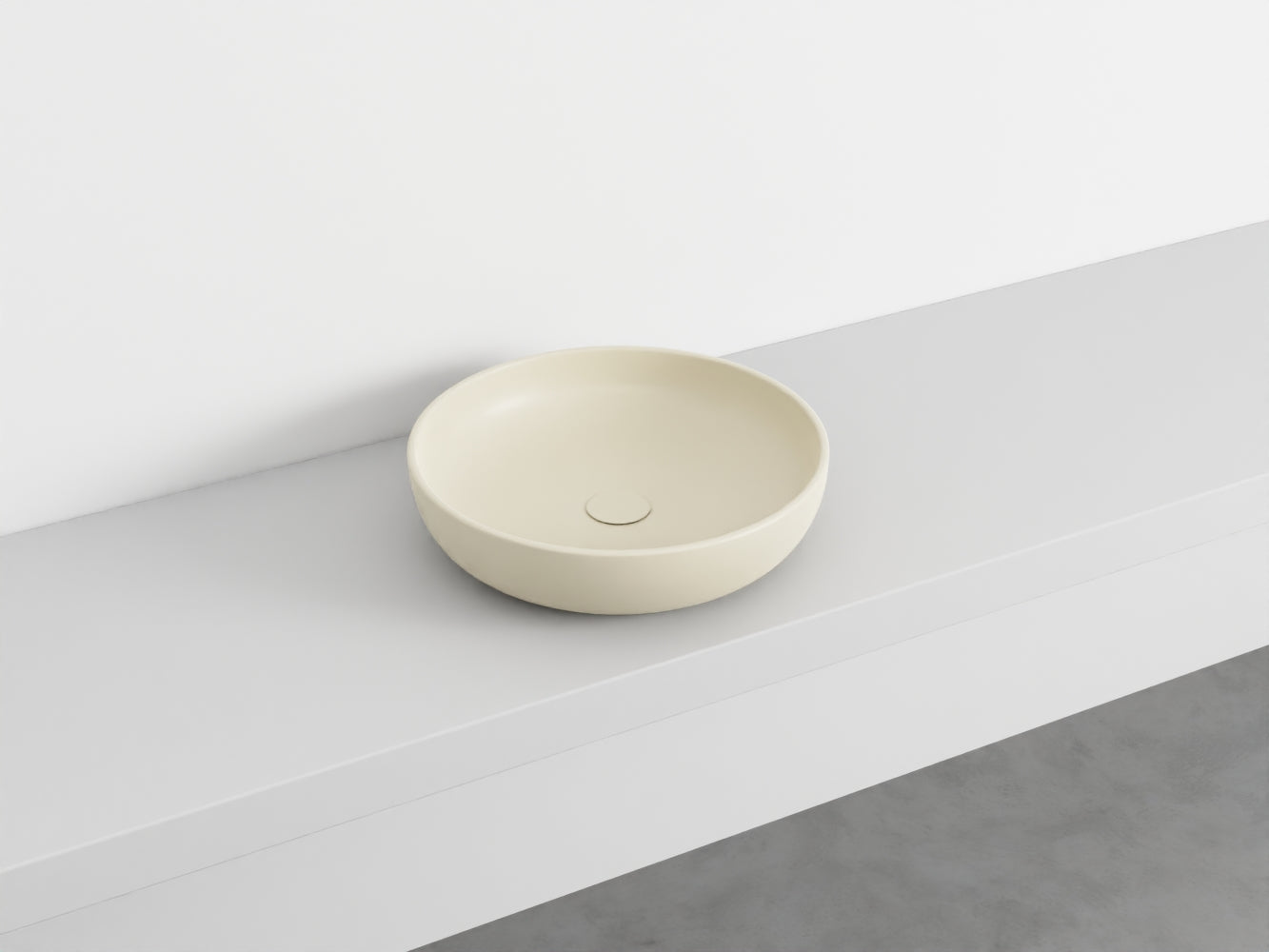 # LAVABO da APPOGGIO SHUI Ø45 - CIELO bacinella in ceramica per bagno moderno