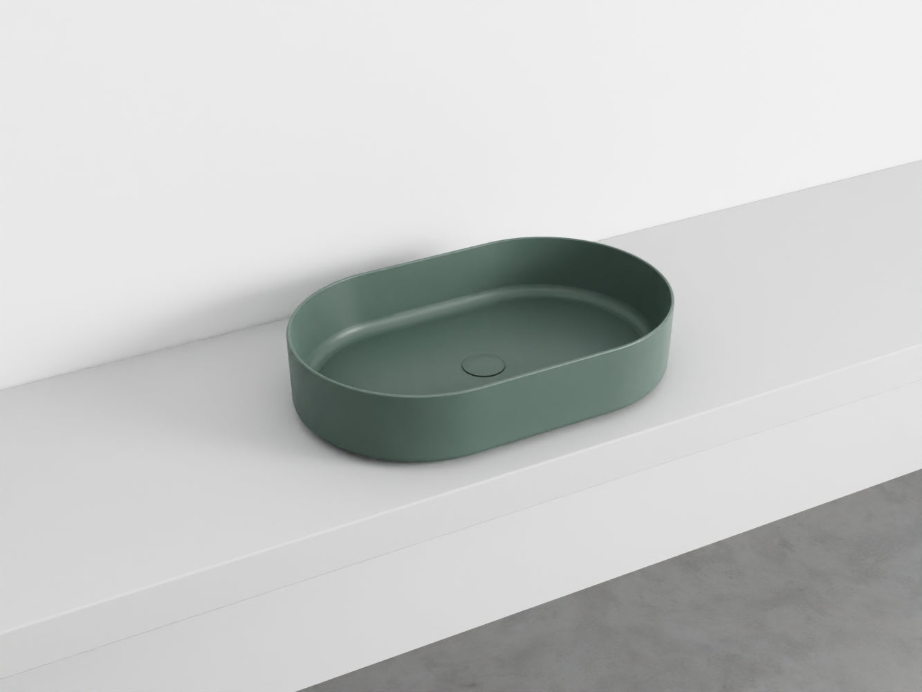 # LAVABO OVALE da APPOGGIO SHUI COMFORT - CIELO lavandino in ceramica per bagno