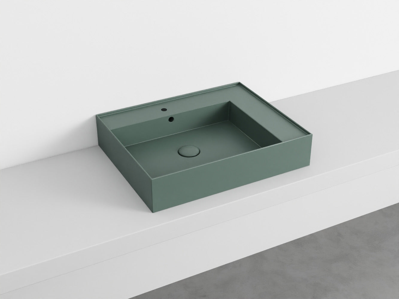 # LAVABO RETTANGOLARE da APPOGGIO 60 ENJOY - CIELO lavandino da appoggio per bagno