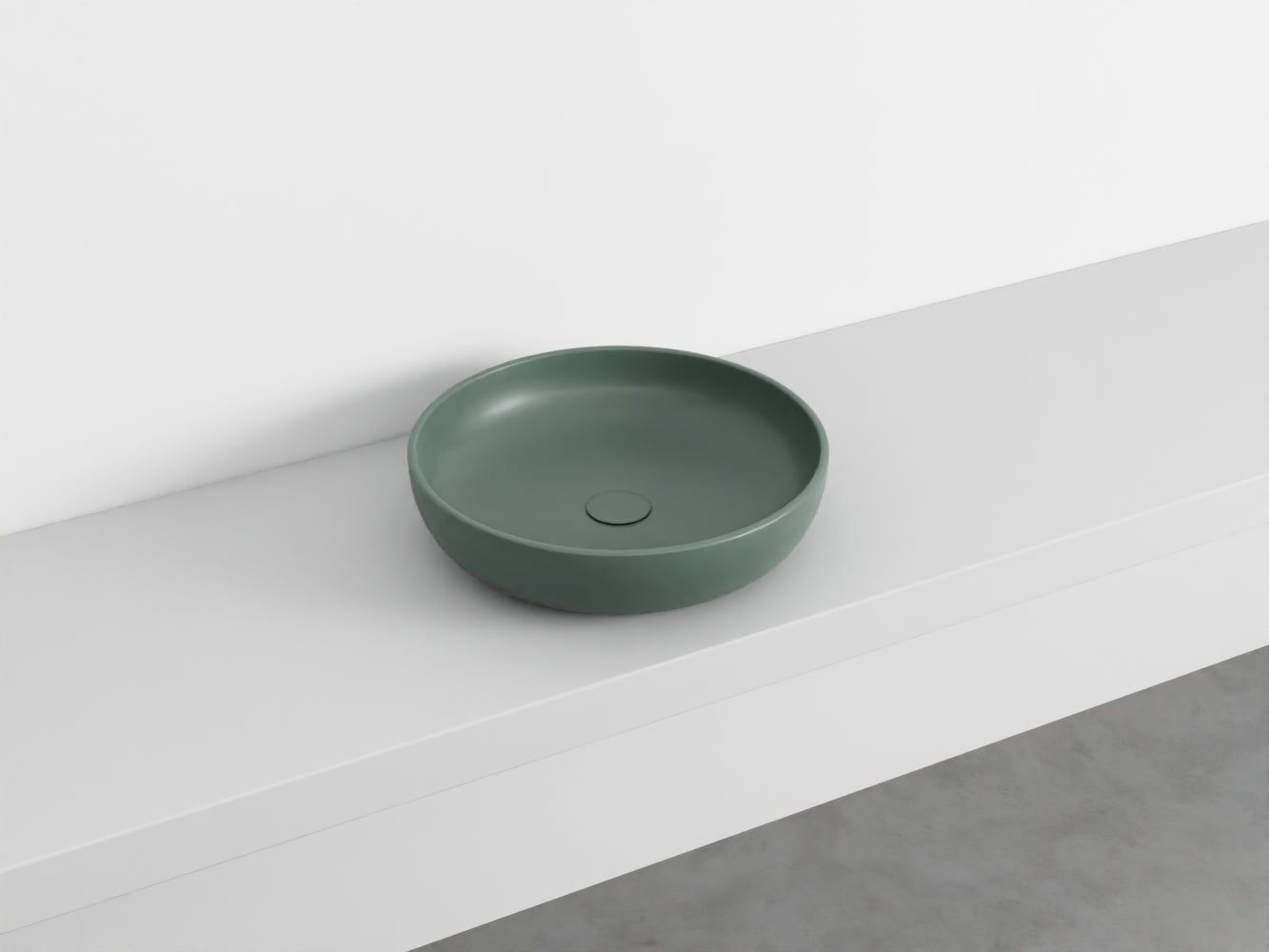 # LAVABO da APPOGGIO SHUI Ø45 - CIELO bacinella in ceramica per bagno moderno