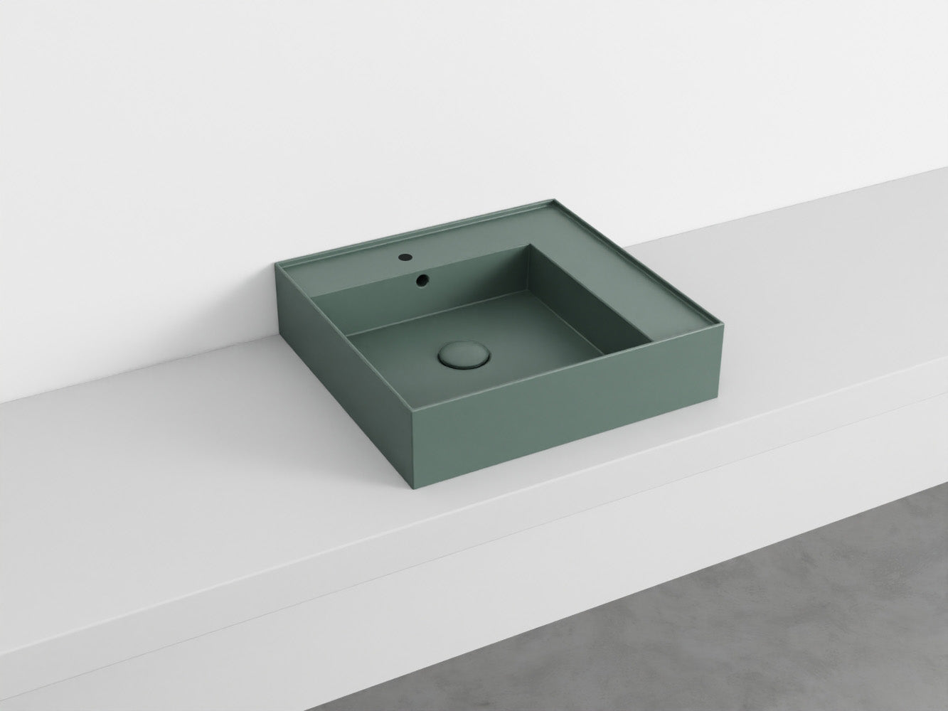 # LAVABO RETTANGOLARE da APPOGGIO 50 ENJOY - CIELO lavandino da appoggio per bagno