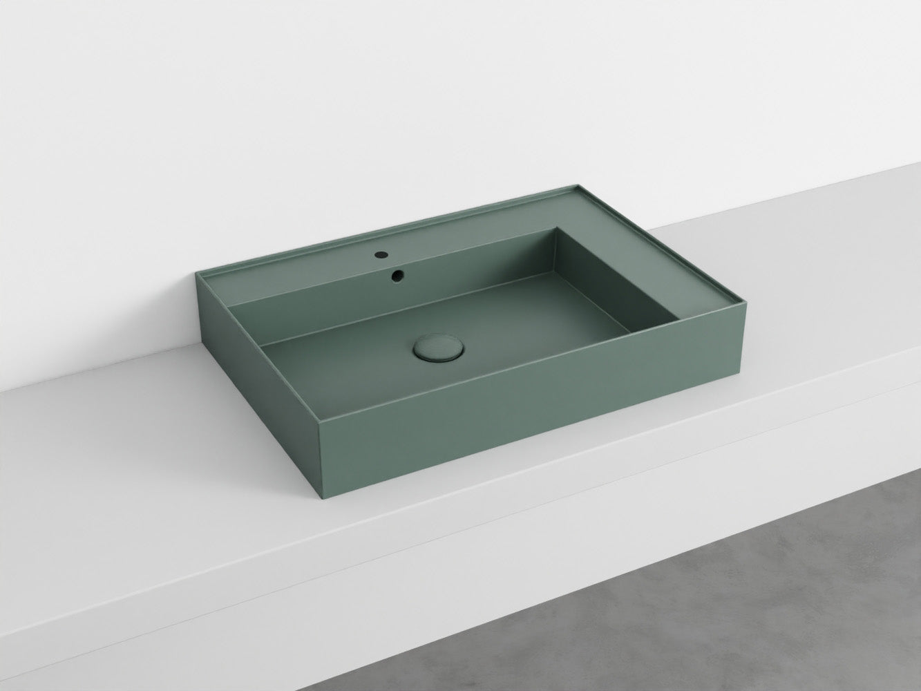# LAVABO RETTANGOLARE da APPOGGIO 70 ENJOY - CIELO lavandino da appoggio per bagno
