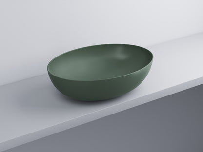 # BACINELLA DA APPOGGIO ECO da 62cm - CIELO proposta moderna e compatta per ambienti bagno dinamici e raffinati