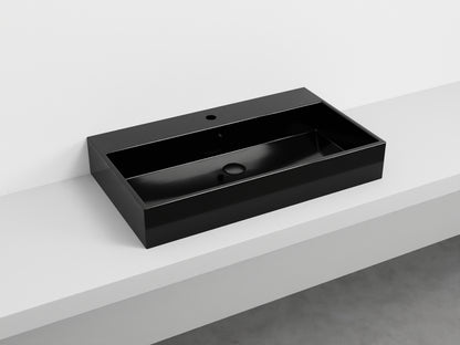 # LAVABO RETTANGOLARE SMILE 80 in ceramica - CIELO garantisce un risultato di grande impatto estetico per il tuo bagno