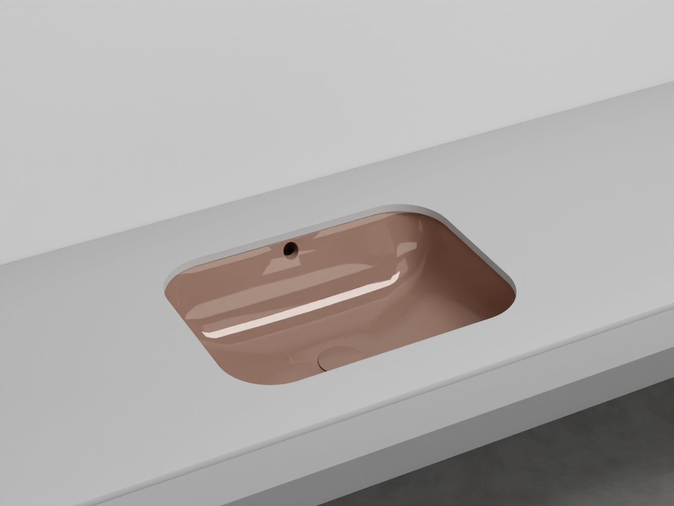 # LAVABO RETTANGOLARE SOTTOPIANO ENJOY - CIELO lavandino sottopiano resistente e duraturo per bagno