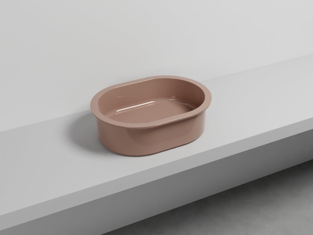 # LAVABO BACINELLA CATINO OVALE 55 - CIELO lavandino dal design minimalista per bagno