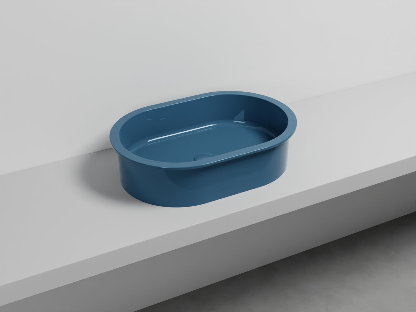 # LAVABO BACINELLA CATINO OVALE 65 - CIELO lavandino dal design minimalista per bagno