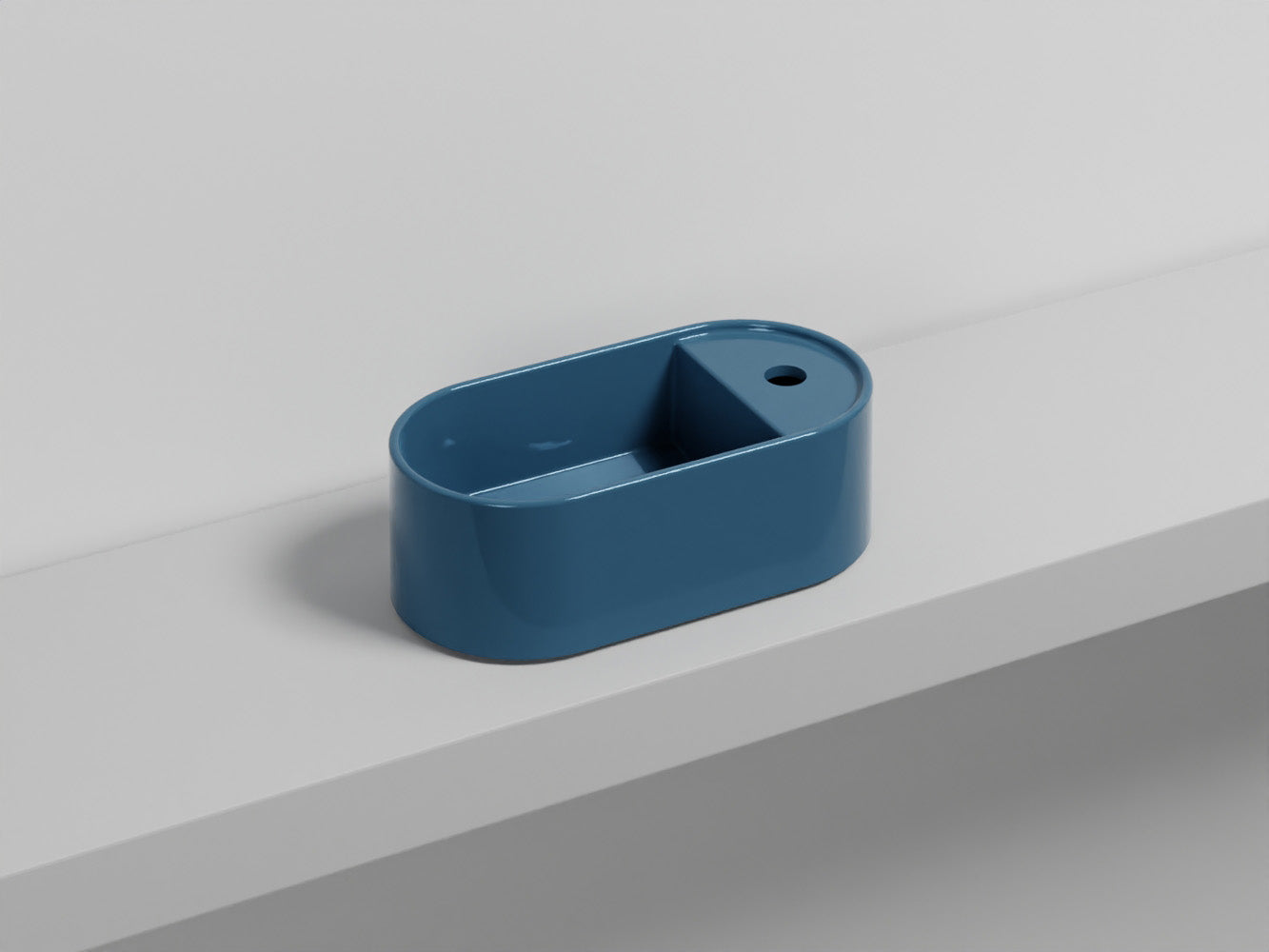 # LAVABO LES PETITES OVALE MONOFORO - CIELO lavabo da appoggio o sospeso per bagno
