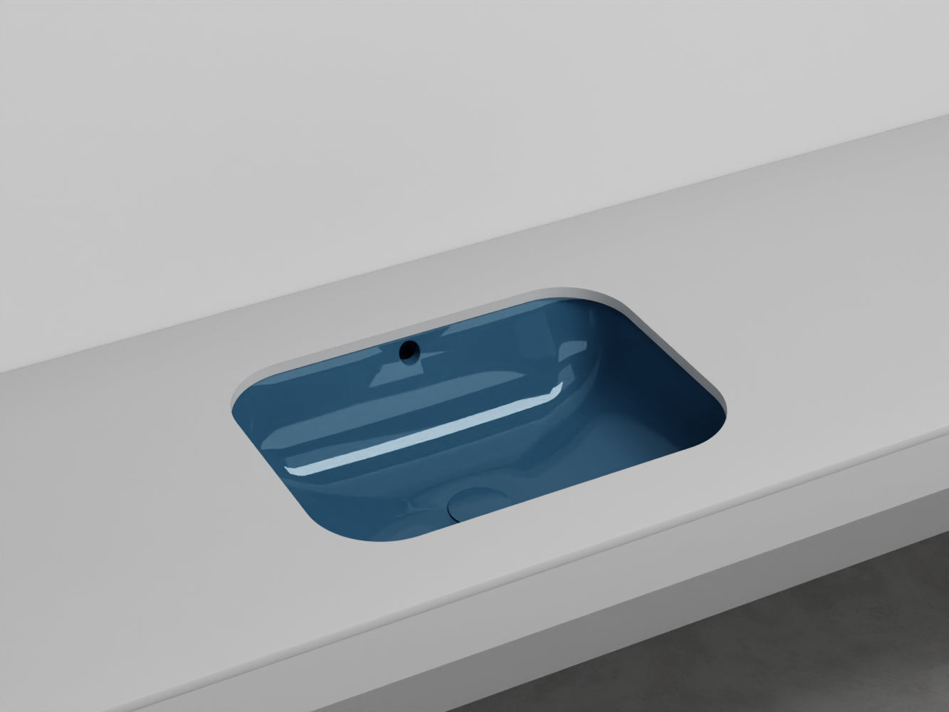 # LAVABO RETTANGOLARE SOTTOPIANO ENJOY - CIELO lavandino sottopiano resistente e duraturo per bagno