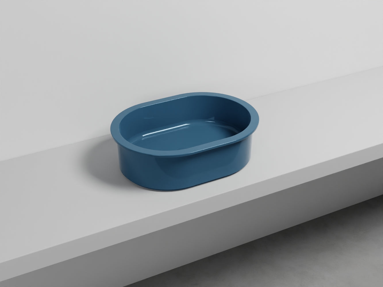 # LAVABO BACINELLA CATINO OVALE 55 - CIELO lavandino dal design minimalista per bagno