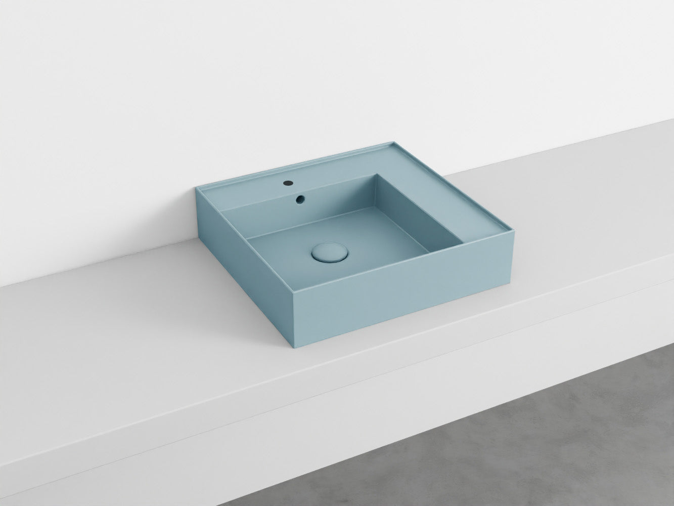 # LAVABO RETTANGOLARE da APPOGGIO 50 ENJOY - CIELO lavandino da appoggio per bagno