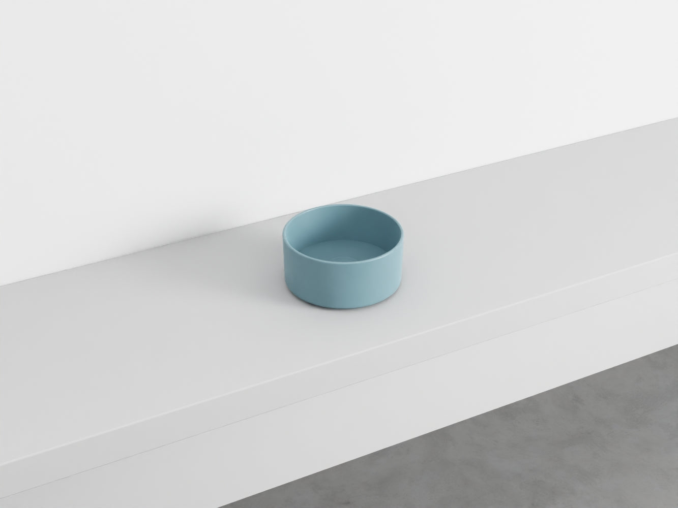 # LAVABO TONDO DA APPOGGIO MINIMO - CIELO lavandino in ceramica da appoggio per bagno