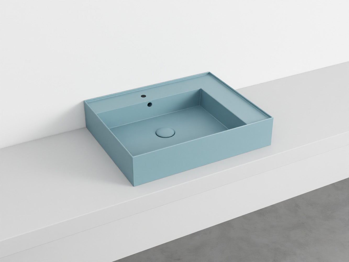 # LAVABO RETTANGOLARE da APPOGGIO 60 ENJOY - CIELO lavandino da appoggio per bagno