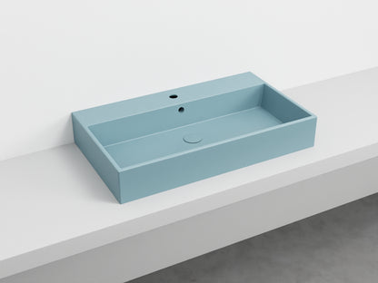 # LAVABO RETTANGOLARE SMILE 80 in ceramica - CIELO garantisce un risultato di grande impatto estetico per il tuo bagno